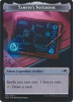 MTG Kamigawa Neon Dynasty - Tamiyo's Notebook [Token] - Image 1