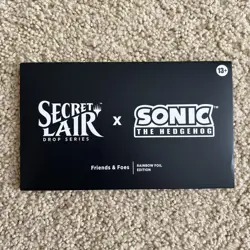 MTG SECRET LAIR X SONIC THE HEDGEHOG - FRIENDS & FOES RAINBOW FOIL EDITION 🔥 - Image 1