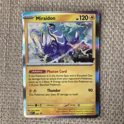 Miraidon MEP 082 Pitch Black Pre-Release Promo | Pokemon TCG Stamped - Image 1