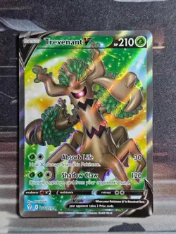 Pokemon Trevenant V 168/203 Evolving Skies Ultra Rare Full Art Holo English NM - Image 1