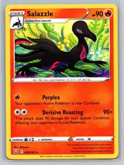 Salazzle #028/163 SWSH05: Battle Styles Rare - Pokemon Cards F57 - Image 1