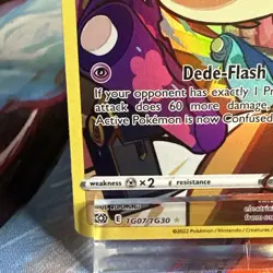 2022 POKEMON BRILLIANT STARS DEDENNE TG07/TG10 TRAINER GALLERY - Image 5