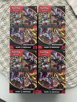 Lot of (4) Pokemon Pitch Black Booster Bundles. New Factory Sealed - Image 1