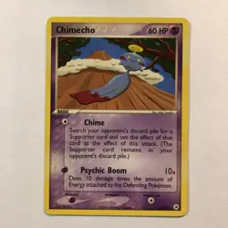 Pokemon TCG EX 2004 Hidden Legends Chimecho 17/101 Never Played - Image 1