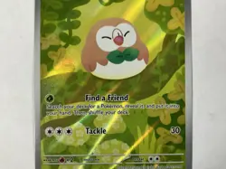 Pokemon Rowlet 090/088 Holo Illustration Rare Perfect Order NM - Image 4
