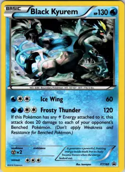 Black Kyurem - XY160 XY Promos Pokemon LP Holo - Image 1