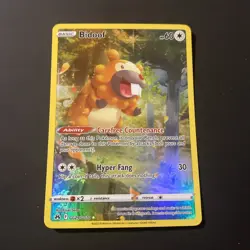 Pokemon TCG Bidoof GG29/GG70 Crown Zenith Galarian Gallery Ultra Rare Holo EN - Image 1