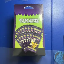 Pokemon TCG Trick or Trade Hanger Box 15 Packs In Hand Brans New Sealed - Image 5