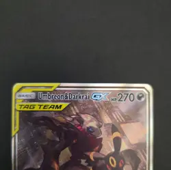 Pokemon TCG Umbreon & Darkrai GX SM241 Black Star Promo Tag Team Holo EN - Image 2