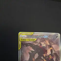 Pokemon TCG Umbreon & Darkrai GX SM241 Black Star Promo Tag Team Holo EN - Image 3