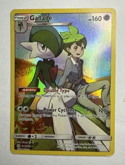 Pokemon TCG Gallade 244/236 Holo Secret Rare Sun & Moon Cosmic Eclipse - LP - Image 1