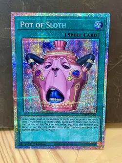 Yugioh Pot of Sloth CORI-EN061 Starlight Rare 1st Ed NM - Image 1