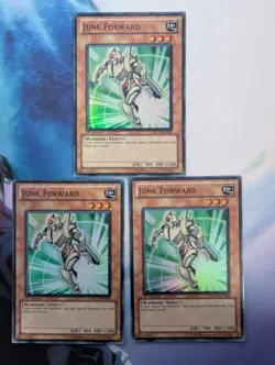 YuGiOh! Junk Forward PRC1-EN009 Super Rare x3 PLAYSET 1st Ed - Image 1