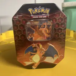 Pokemon TCG Hidden Fates Tin Charizard GX Factory Sealed 820650804816 - Image 1