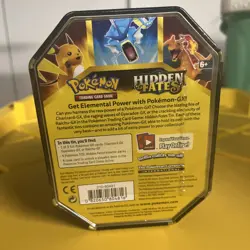Pokemon TCG Hidden Fates Tin Charizard GX Factory Sealed 820650804816 - Image 2