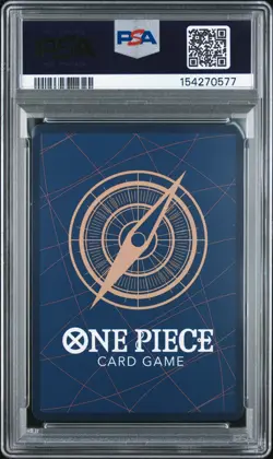 2025 ONE PIECE OP13-CARRYING ON HIS WILL ALTERNATE ART MONKEY D. LUFFY PSA 10 - Image 2