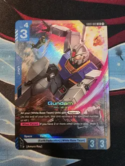 1x GD01-001 - Gundam - LR - Gundam TCG - Newtype Rising - Image 1