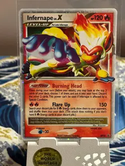 Infernape Lv. X - DP10 Black Star Promo Holo Pokemon - LP 2007 - Image 1