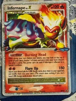 Infernape Lv. X - DP10 Black Star Promo Holo Pokemon - LP 2007 - Image 3