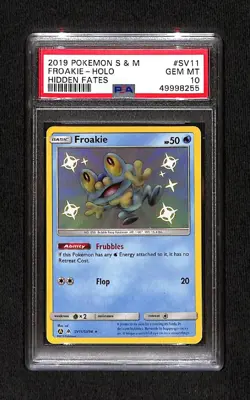Froakie SV11 of SV94 Hidden Fates: Shiny Vault [PSA 10 GEM - MT] - Image 1