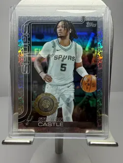 2025-26 Topps - Stephon Castle #197 Topps Foil Pattern - Image 1
