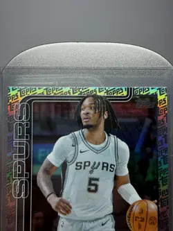 2025-26 Topps - Stephon Castle #197 Topps Foil Pattern - Image 2