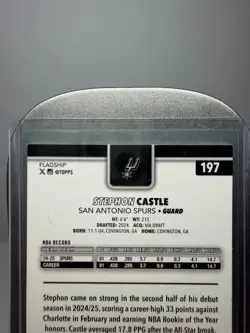 2025-26 Topps - Stephon Castle #197 Topps Foil Pattern - Image 5