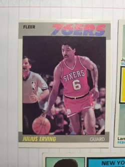 Lot Of 3 Julius Erving Basketball Cards - Image 2
