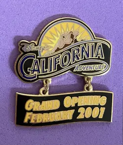 Lot Of 6 DCA California Adventure Pins New Used Hotel Grand Opening 4th Of July - Image 5
