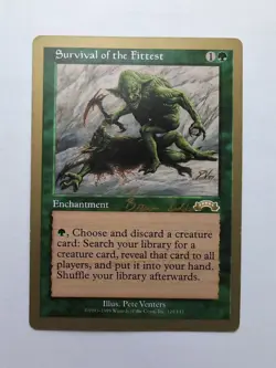 MTG Survival Of The Fittest (WCD) World Championship Decks 1998 EXO Brian Selden - Image 1