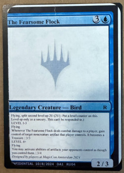 Magic MTG The Fearsome Flock Gavin Verhey's Unknown Event Playtest Card - Image 1