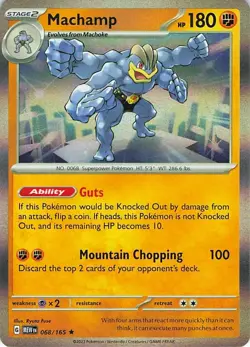 Machamp (Cosmos Holo) 068/165 Rare Miscellaneous Cards & Products Pokemon NM - Image 1