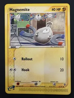 Magnemite | 61/97 | Dragon | Non-Holo | NM | Vintage E-Reader Pokemon Card TCG - Image 1
