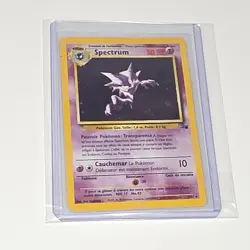 Pokemon Spectrum Haunter 6/62 French Fossil Holo Rare Vintage 1999-2000 WOTC - Image 1