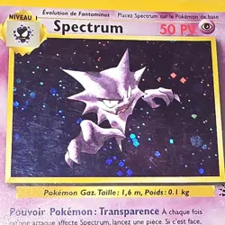 Pokemon Spectrum Haunter 6/62 French Fossil Holo Rare Vintage 1999-2000 WOTC - Image 5