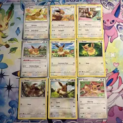 Pokemon Eevee 9 Card Collection - Non-holo - Image 1