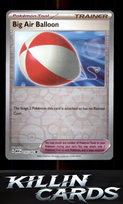 Big Air Balloon 155/165 Pokemon Uncommon SV: Scarlet & Violet 151 Card NM - Image 1