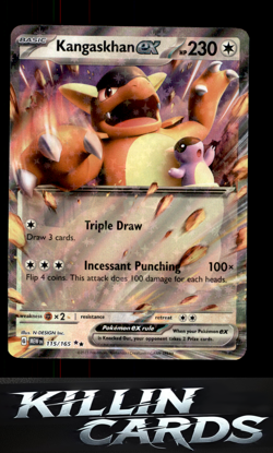 Kangaskhan ex - 115/165 115/165 Pokemon Double Rare SV: Scarlet & Violet 151 Car - Image 1