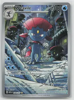 Weavile 228/217 Illustration Rare Ascended Heroes Pokemon Holo Near Mint - Image 1