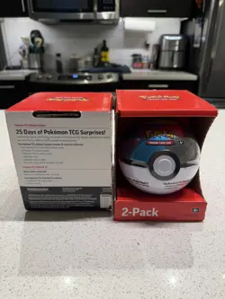 Pokemon TCG PokeBall Tin | Moon Ball H24 | 3 Booster Packs | Sealed - Image 3