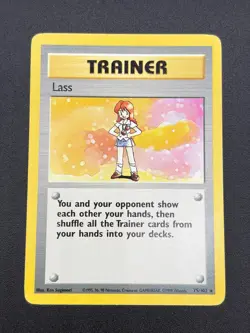 LASS LP 75/102 RARE BASE SET UNLIMITED POKEMON - Image 1