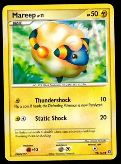 MP Mareep 94/132 Secret Wonders Pokemon 2007 Atsuko Nishida - Image 1