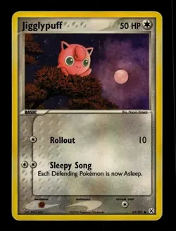 LP Jigglypuff 63/101 Hidden Legends Pokemon 2004 Naoyo Kimura - Image 1