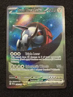 Pokemon Iron Treads ex SIR 248/198 from Scarlet & Violet Base in LP+ condition! - Image 1
