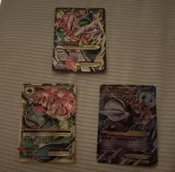 Nintendo Pokemon TCG Aegislash-EX Venusaur-EX Mewtwo-EX Holo Lot 3 - Image 1