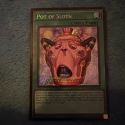 Pot of Sloth - CORI-EN061 - Secret Rare - NM - Chaos Origins - English - YuGiOh! - Image 1