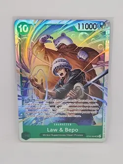 One Piece Law & Bepo ST24-004 - Starter Deck 24: GREEN (ST-24) - Image 1