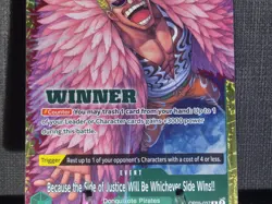 Bandai One Piece Card Game Winner Foil Event OP05-037 Side of Justice!! - Image 5