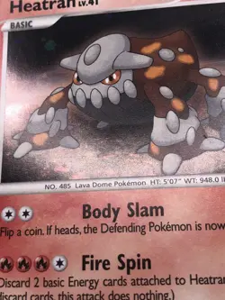 Heatran Holo - Pokemon 2008 Pop Series 8 #1 NM-MT - Image 3