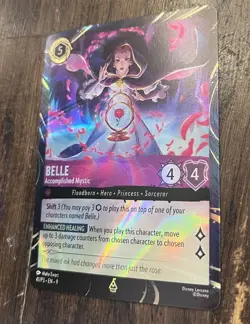 Belle - Accomplished Mystic 41 Disney Lorcana Promo Cards Holo - Image 3